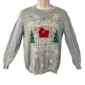 Home Alone McCALLISTER HOME SECURITY Ugly Xmas Sweater Size S